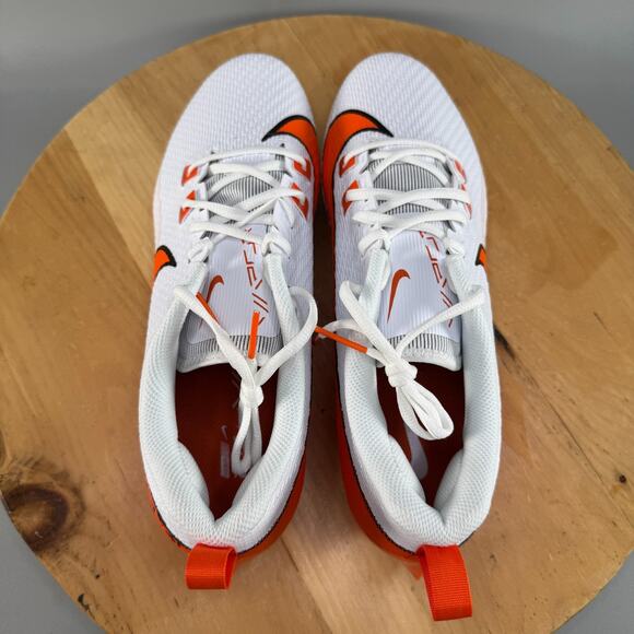 Nike Vapor Edge Speed 360 2 Men's Size 11 Football Cleats White Orange NEW - Picture 5 of 9